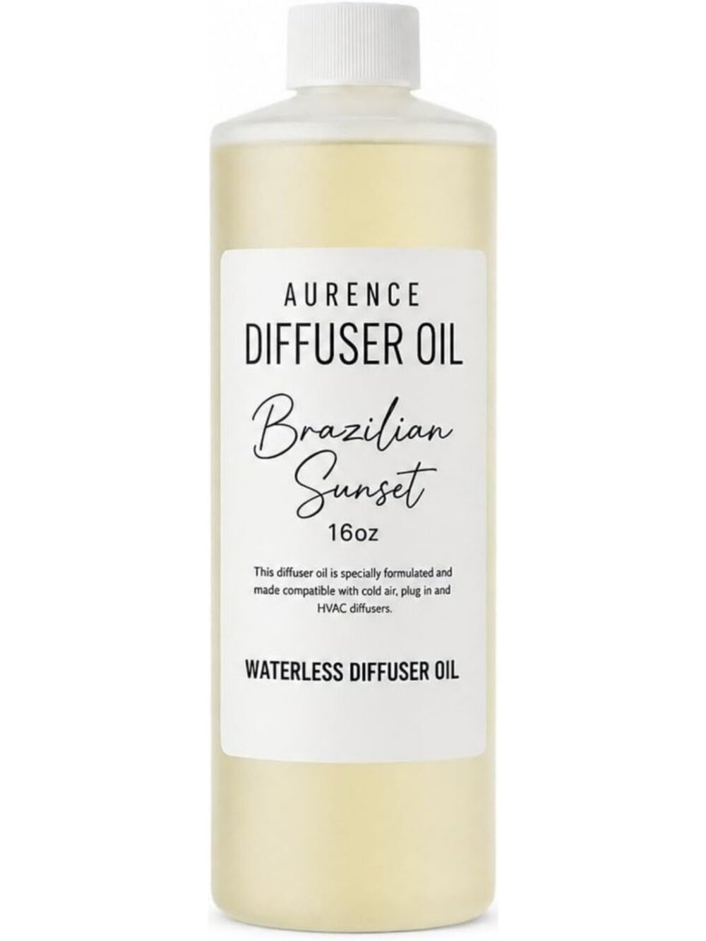 Luxury Waterless Diffuser Oil - Brazilian Waves Scent, 16 fl oz Aromatherapy Oil
